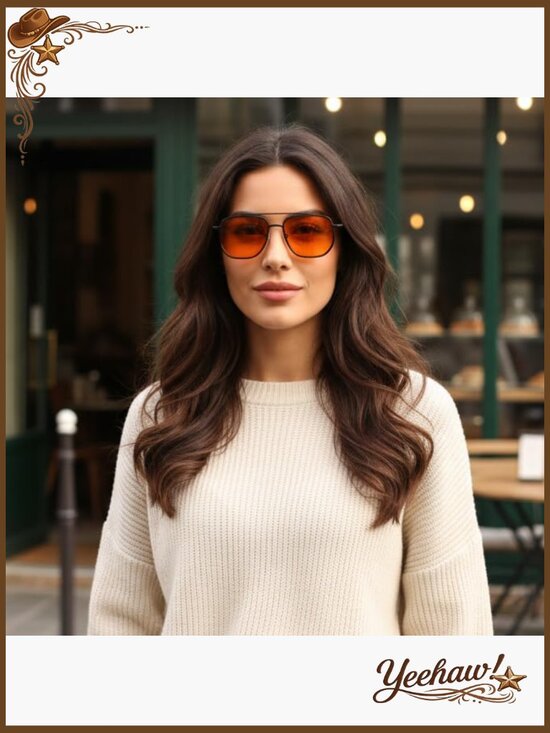 Retro Square Metal Frame Sunglasses UV Protection